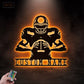 Football Led Metal Sign - Wix Decor