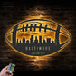 Football Led Metal Sign - Wix Decor