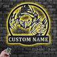 Football Led Metal Sign - Wix Decor