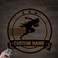 Football Led Metal Sign - Wix Decor