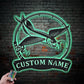 Fishing LED Metal Sign - Wix Decor