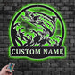 Fishing LED Metal Sign - Wix Decor