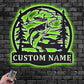Fishing LED Metal Sign - Wix Decor