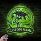 Fishing LED Metal Sign 