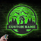 Mountain Bike LED Metal Sign - Wix Decor