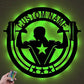 Gym LED Metal Sign 