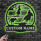 Horse LED Metal Sign 