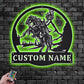 Horse LED Metal Sign 