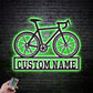 Mountain Bike LED Metal Sign - Wix Decor