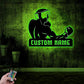 Gym LED Metal Sign 