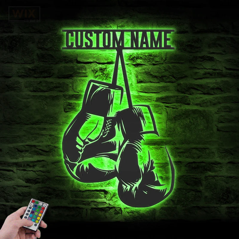 Gym LED Metal Sign - Wix Decor