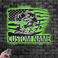 Fishing LED Metal Sign - Wix Decor