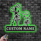 Mountain Bike LED Metal Sign - Wix Decor
