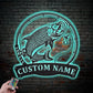 Fishing LED Metal Sign 