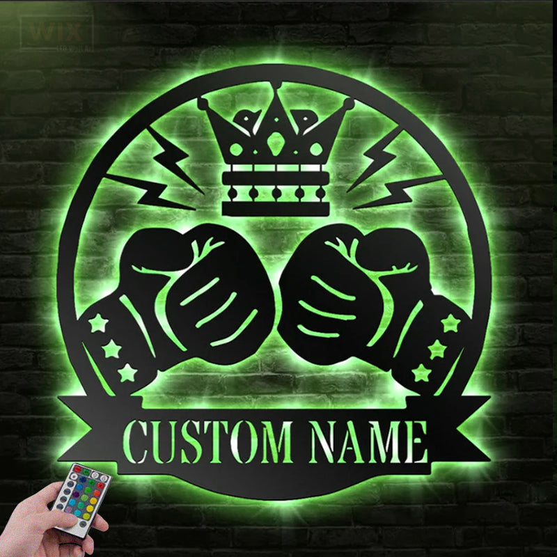Gym LED Metal Sign - Wix Decor
