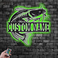 Fishing LED Metal Sign 