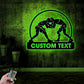 Gym LED Metal Sign 