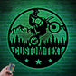 Mountain Bike LED Metal Sign - Wix Decor