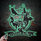 Fishing LED Metal Sign 