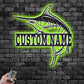 Fishing LED Metal Sign - Wix Decor