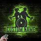 Gym LED Metal Sign - Wix Decor