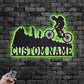 Mountain Bike LED Metal Sign - Wix Decor