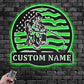 Fishing LED Metal Sign 