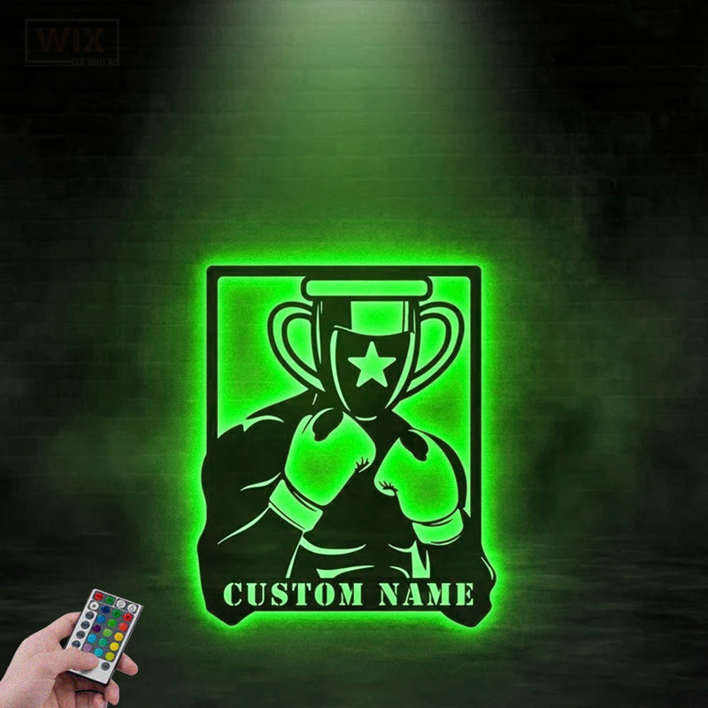 Gym LED Metal Sign - Wix Decor