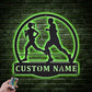 Gym LED Metal Sign 