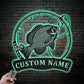 Fishing LED Metal Sign - Wix Decor