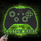 Gamer Zone LED Metal Sign - Wix Decor