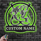 Fishing LED Metal Sign 