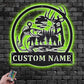 Fishing LED Metal Sign - Wix Decor