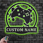 Gamer Zone LED Metal Sign 