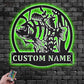 Fishing LED Metal Sign - Wix Decor