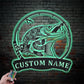 Fishing LED Metal Sign 