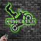 Mountain Bike LED Metal Sign - Wix Decor