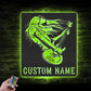 Guitar LED Metal Sign 