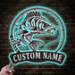 Fishing LED Metal Sign - Wix Decor