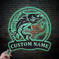 Fishing LED Metal Sign - Wix Decor