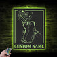 Guitar LED Metal Sign 