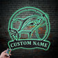 Fishing LED Metal Sign - Wix Decor