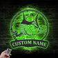 Fishing LED Metal Sign - Wix Decor
