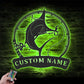 Fishing LED Metal Sign - Wix Decor