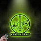 Guitar LED Metal Sign - Wix Decor