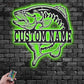 Fishing LED Metal Sign - Wix Decor