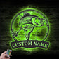 Fishing LED Metal Sign - Wix Decor
