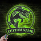 Fishing LED Metal Sign - Wix Decor