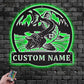 Fishing LED Metal Sign - Wix Decor