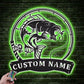 Fishing LED Metal Sign - Wix Decor